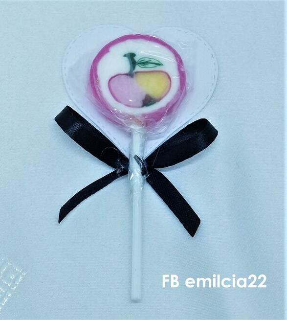 Lizaki jako podziękowanie dla gości z okazji Chrztu Św.,