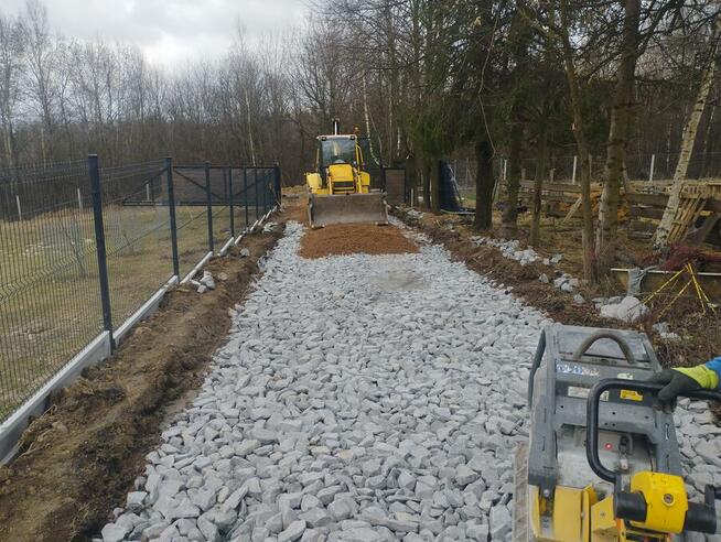 Usługi koparko ładowarką