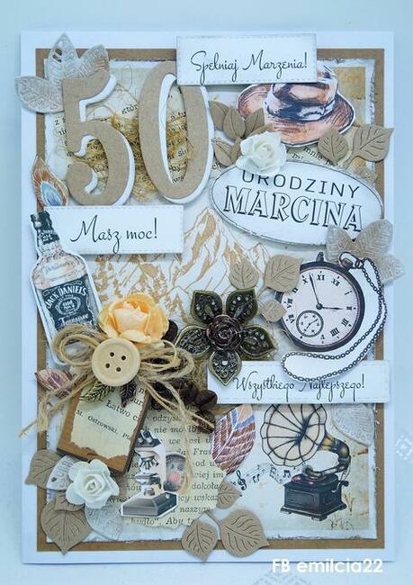 Spersonalizowana kartka z życzeniami z okazji 18 urodzin