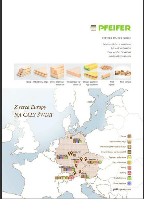PELET Pellet DRZEWNY Timbory 6mm ENplus A1 -- PFEIFER HOLZ S