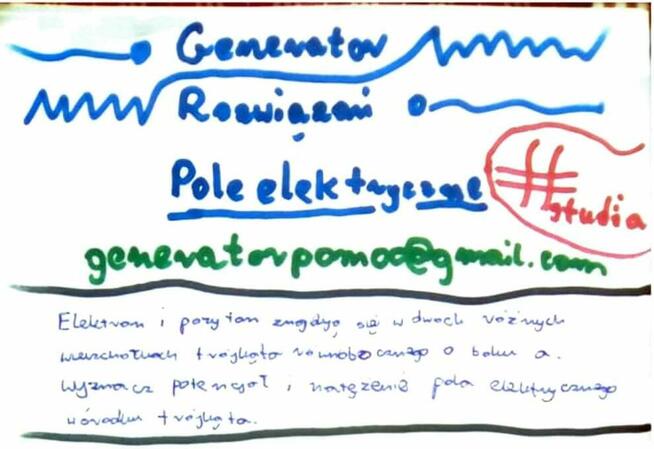 Potencjał i natężenie pola elektrycznego Zestaw rozwiązań