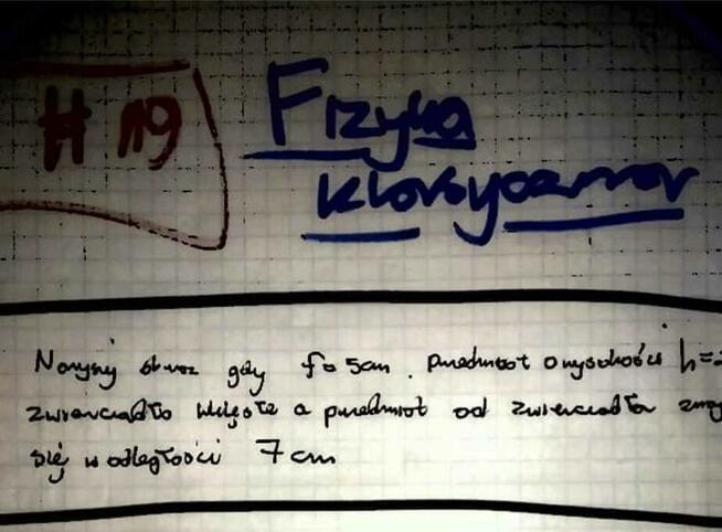 Obraz od zwierciadła wklęsłego - Zestaw 3 rozwiązań