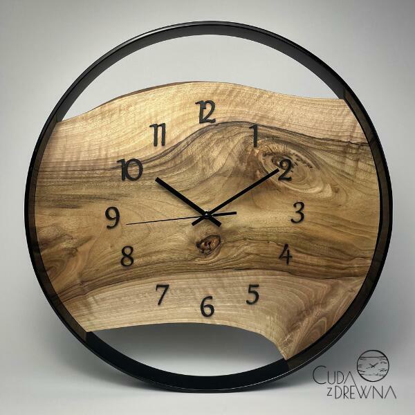 Nowoczesny zegar w obręczy 30cm, 40cm, 50cm, 60cm, 70cm