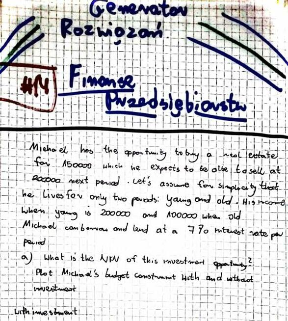 NPV, Payback period, Cash period - Zestaw 4 rozwiązań