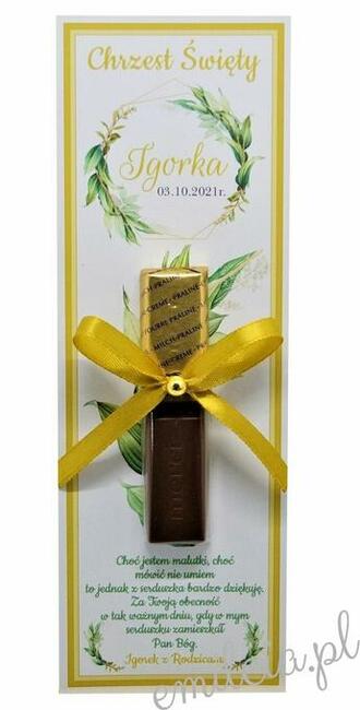 Merci jako podziękowanie dla gości z okazji Chrztu Św.