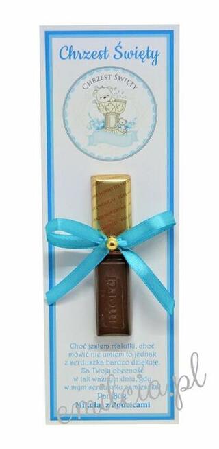 Merci jako podziękowanie dla gości z okazji Chrztu Św.