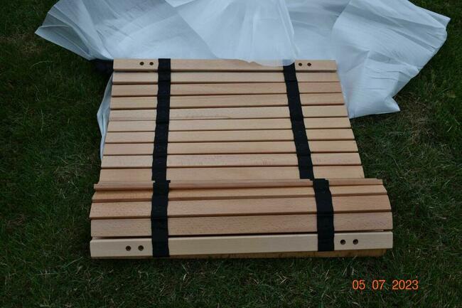 stół składany camping turystyczny drewno buk system kanadyjski