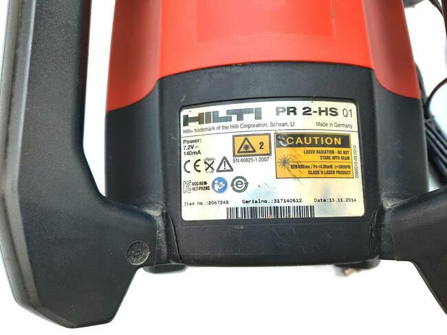 Hilti niwelator laserowy PR 2-HS