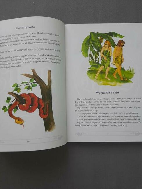 Biblia dla dzieci ilustrowana wyd. zielona sowa