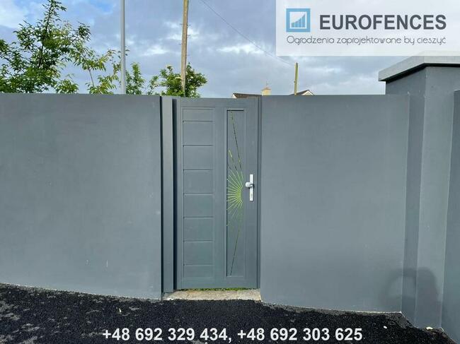 Bramy, ogrodzenia, furtki -ALUMINIOWE model MODERN