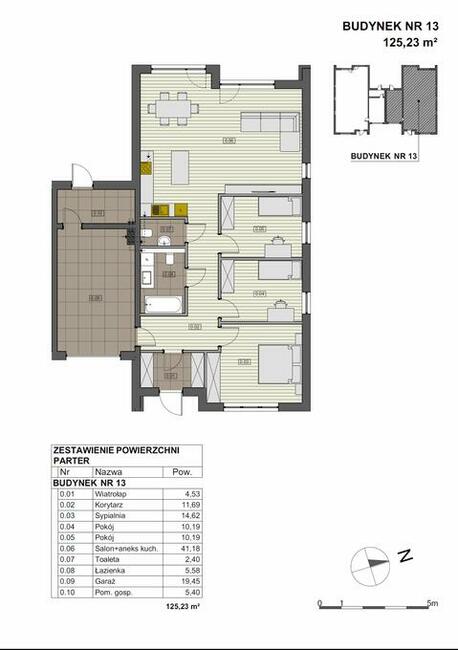 Kobylnica os. Marsylia dom z dużym ogrodem i garażem