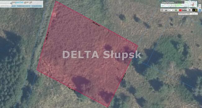 Działka budowlana Lędowo gm. Ustka, Brzozowa