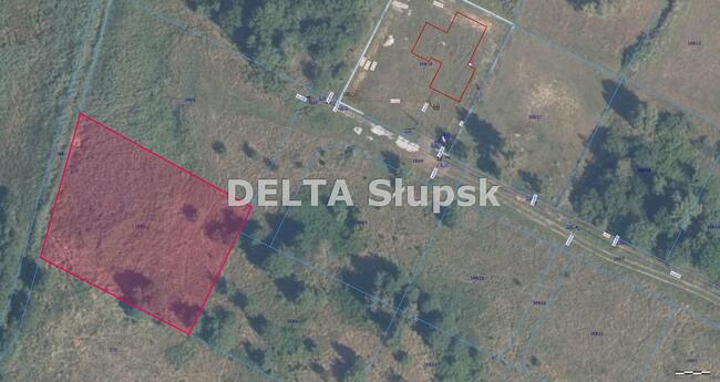 Działka budowlana Lędowo gm. Ustka, Brzozowa