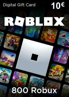 Roblox Robux doładowanie 800 RS 10$ karta kod podarunkowy