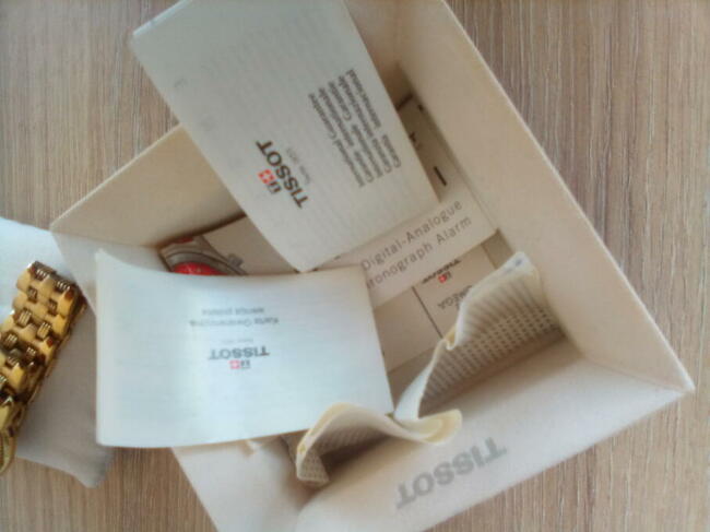 Tissot Ballade pozłacany!!