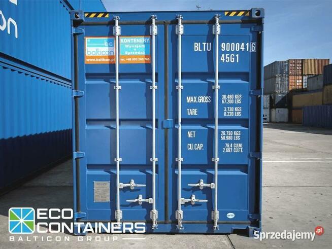Kontener morski 40HC nowy one way magazyn
