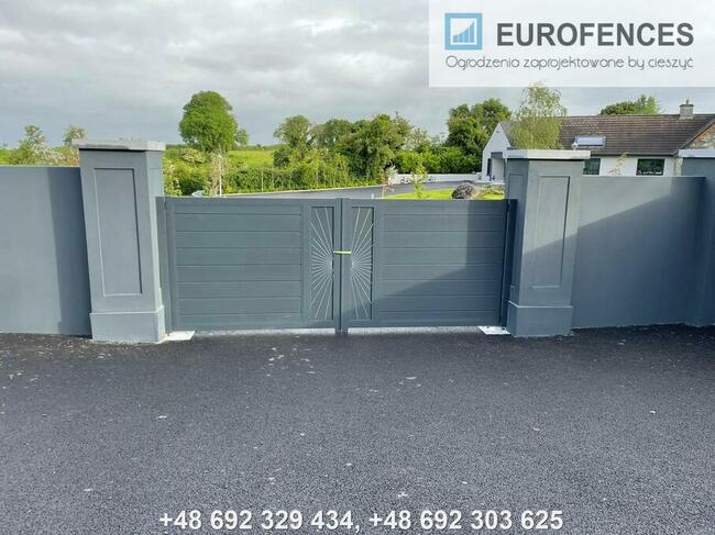 Bramy, ogrodzenia, furtki -ALUMINIOWE model MODERN