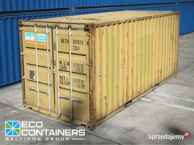 Kontener morski 20 DC używany magazyn 6m