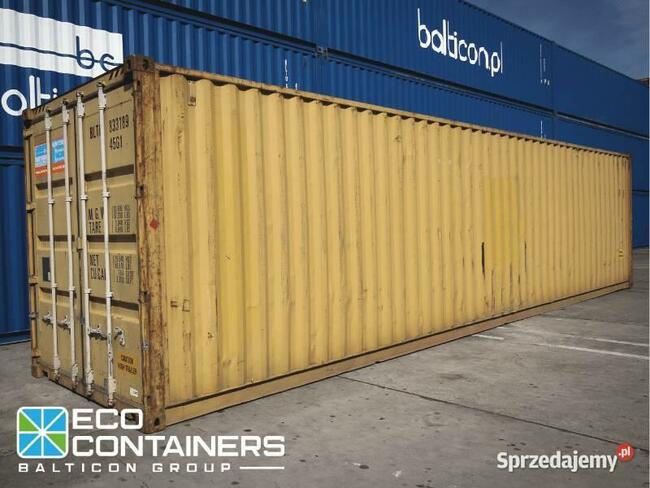 Kontener morski 40HC używany podwyższany magazyn