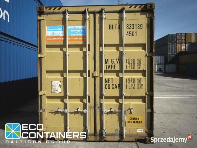 Kontener morski 40HC używany podwyższany magazyn