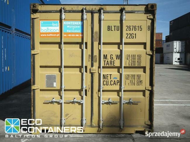 Kontener morski magazyn 20DC używany 6m