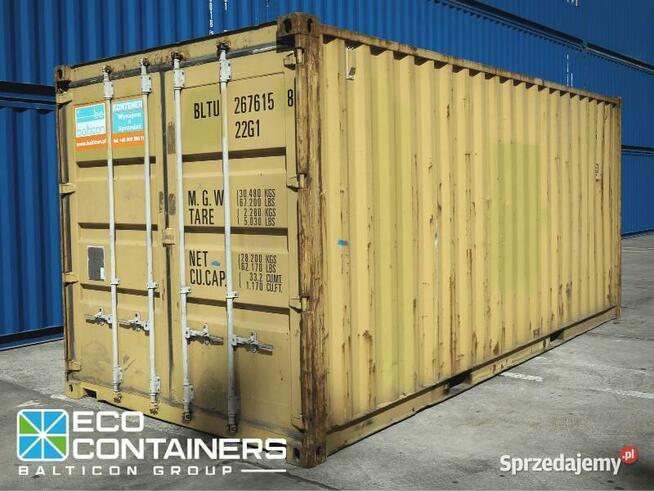 Kontener morski 20 DC używany magazyn 6m