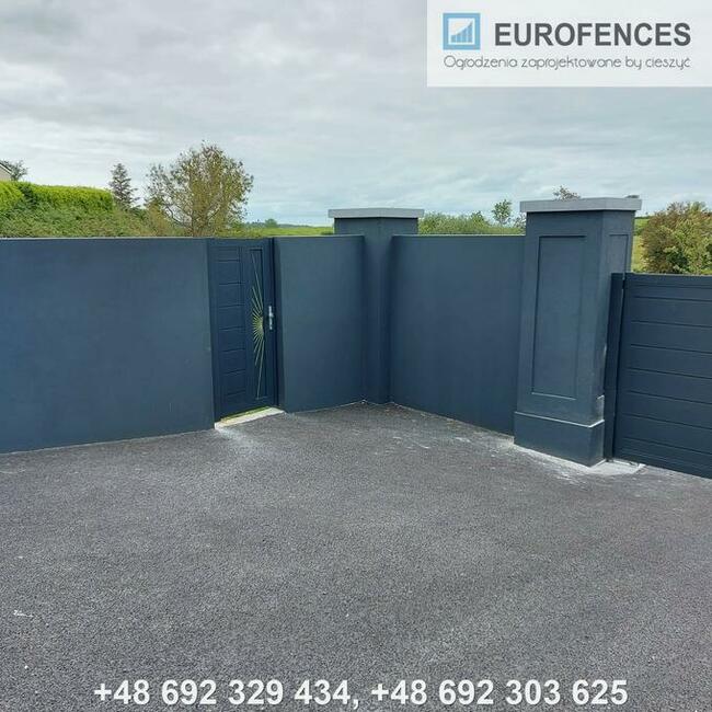 Bramy, ogrodzenia, furtki -ALUMINIOWE model MODERN