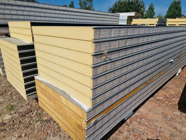 Płyta warstwowa PUR ocieplenie ściana garaż 160mm