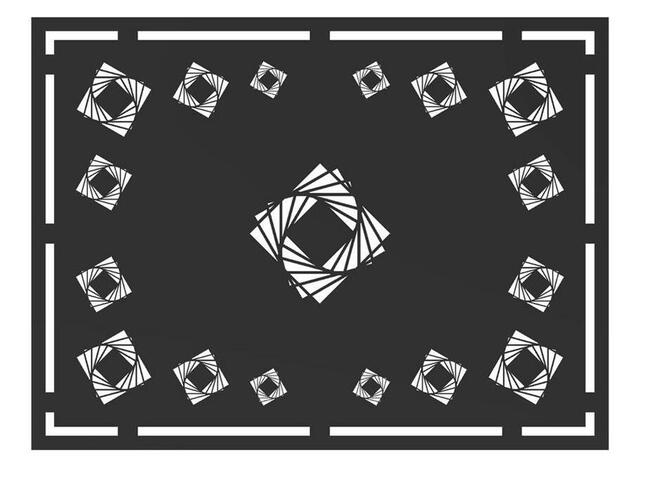 Panel ogrodowy ażurowy ozdobny