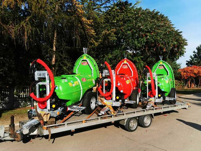 Opryskiwacz sadowniczy 1000l, KAM-ROL, Nowy, kolumna, łezka