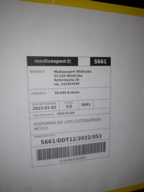 Kostkarka do lodu GÖTZE & JENSEN IM701X