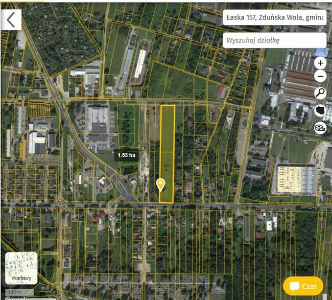 Największa działka w mieście
