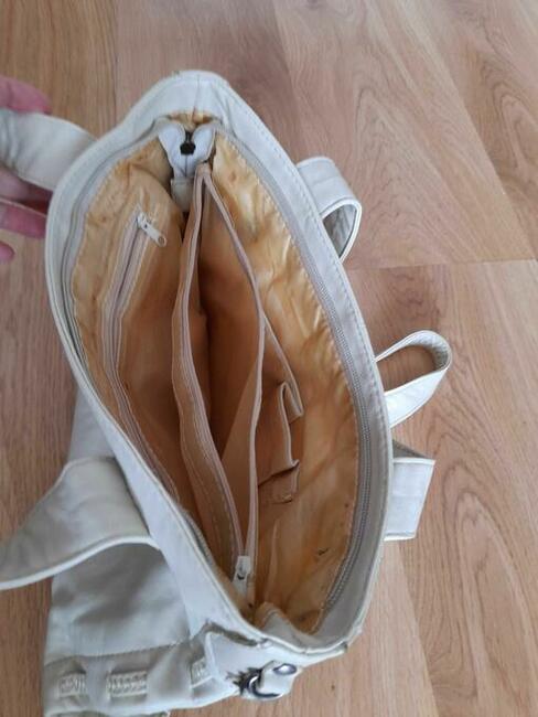 Torebka beżowa/kremowa - jak NOWA