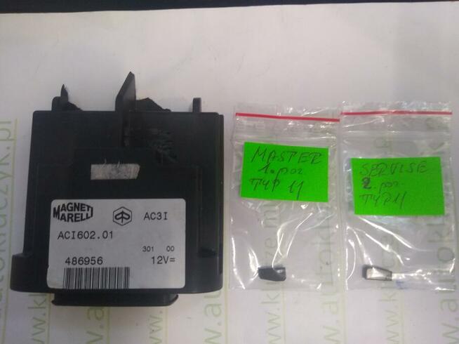 Programowanie transponderów z modułu immo ACI602