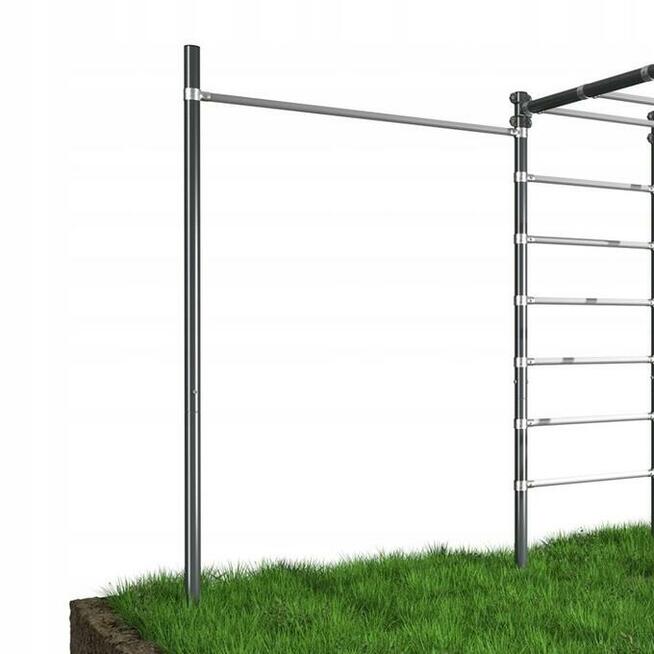 ZESTAW DRĄŻKI DRABINKA ZEWNĘTRZNY PLAC ZABAW SIŁKA