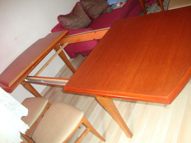 Stół rozkładany 90/160cm - kolor wiśnia / Włocławek