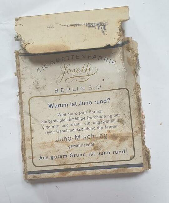 Kolekcjonerskie pudełko po papierosach Juno