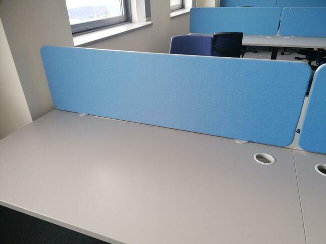 Przegroda biurkowa panel akustyczny działowy 140 x 40 FV