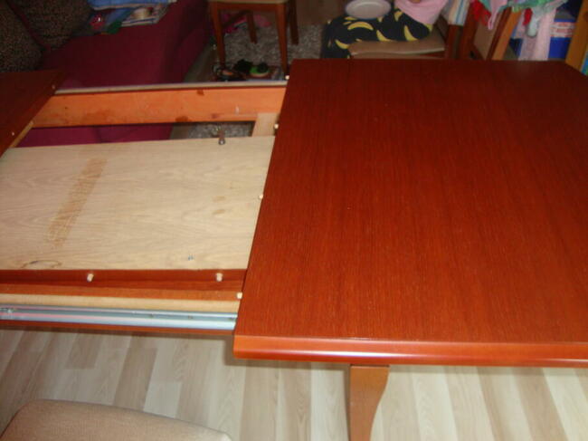 Stół rozkładany 90/160cm - kolor wiśnia / Włocławek