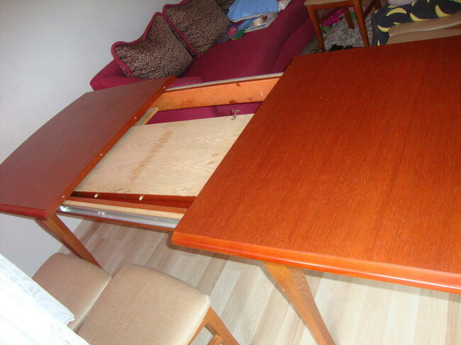 Stół rozkładany 90/160cm - kolor wiśnia / Włocławek