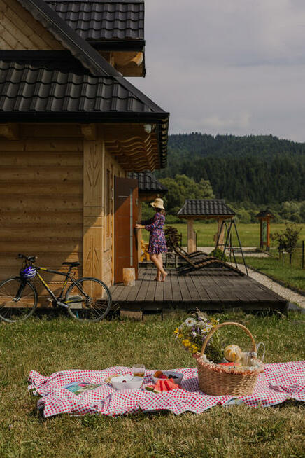 Polne Domki Drewniana Osada / Jacuzzi Las Dunajec Góry