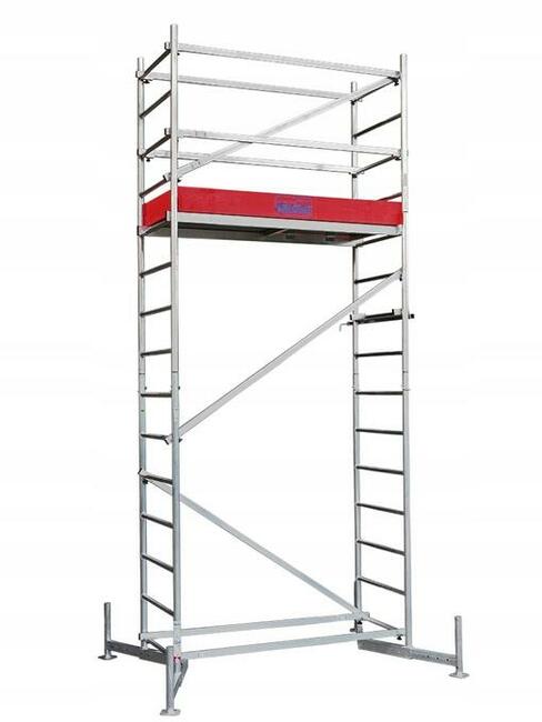 Wynajem rusztowanie aluminiowe mobilne Krause Climtec Łódź