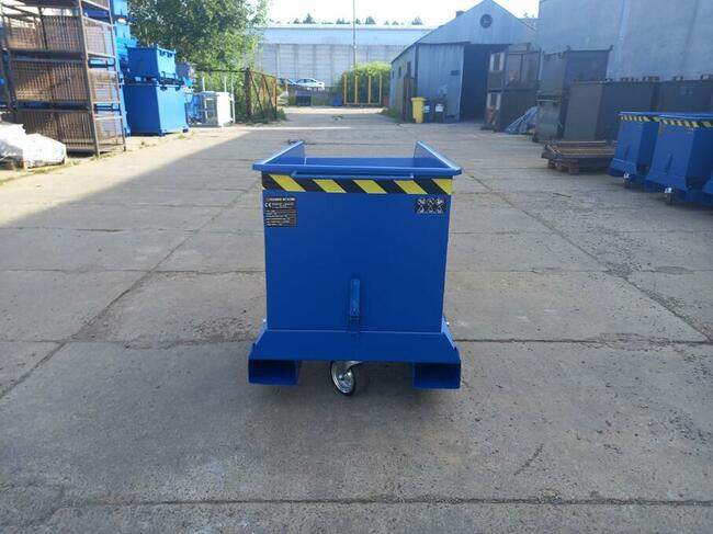 Pojemnik metalowy wyposażony w koła PMMC 400 L