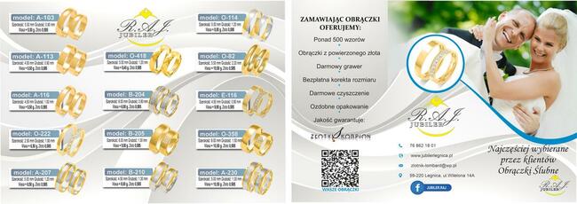 Obrączki Ślubne Legnica - Na zamówienie - Jubiler RAJ ᑕ❶ᑐ