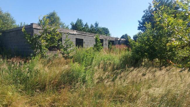 Wojsławice gmina Koziegłowy działka z rozpoczętą budową