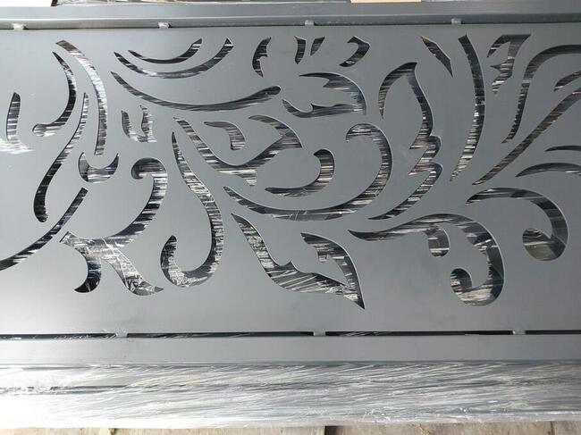 Ogrodzenie wycinane; gotowe do odbioru