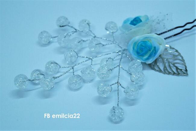 Kokówka ozdoba do włosów, wykonana na zamówienie