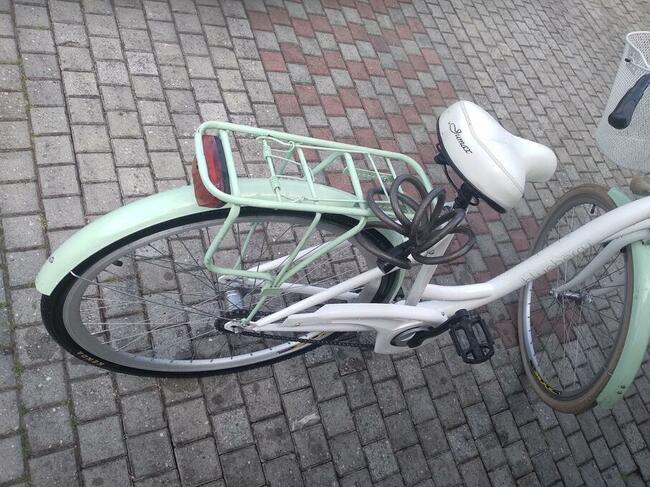 Rower miejski GOETZE BLUEBERRY koła 28 cali biało -miętowy