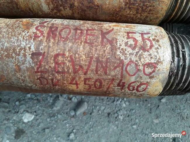 Sztyce do wiertnicy przewody wiertnicze szneki 4,5m fi 100mm
