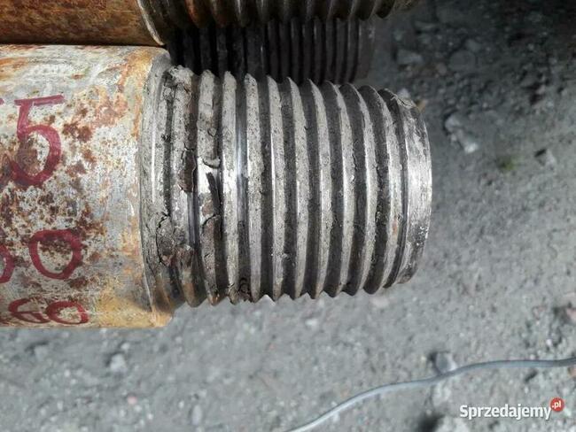 Sztyce do wiertnicy przewody wiertnicze szneki 4,5m fi 100mm